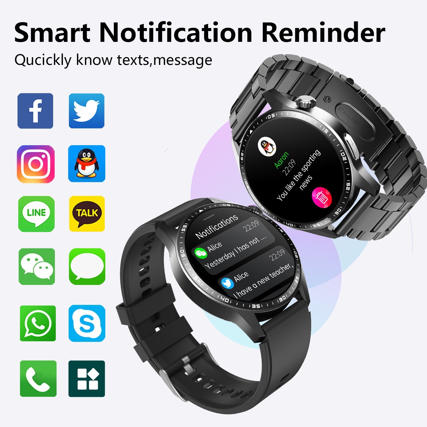 Hälsosmartwatch med ECG & PPG – Hjärtfrekvens, Blodtryck & Syremätning